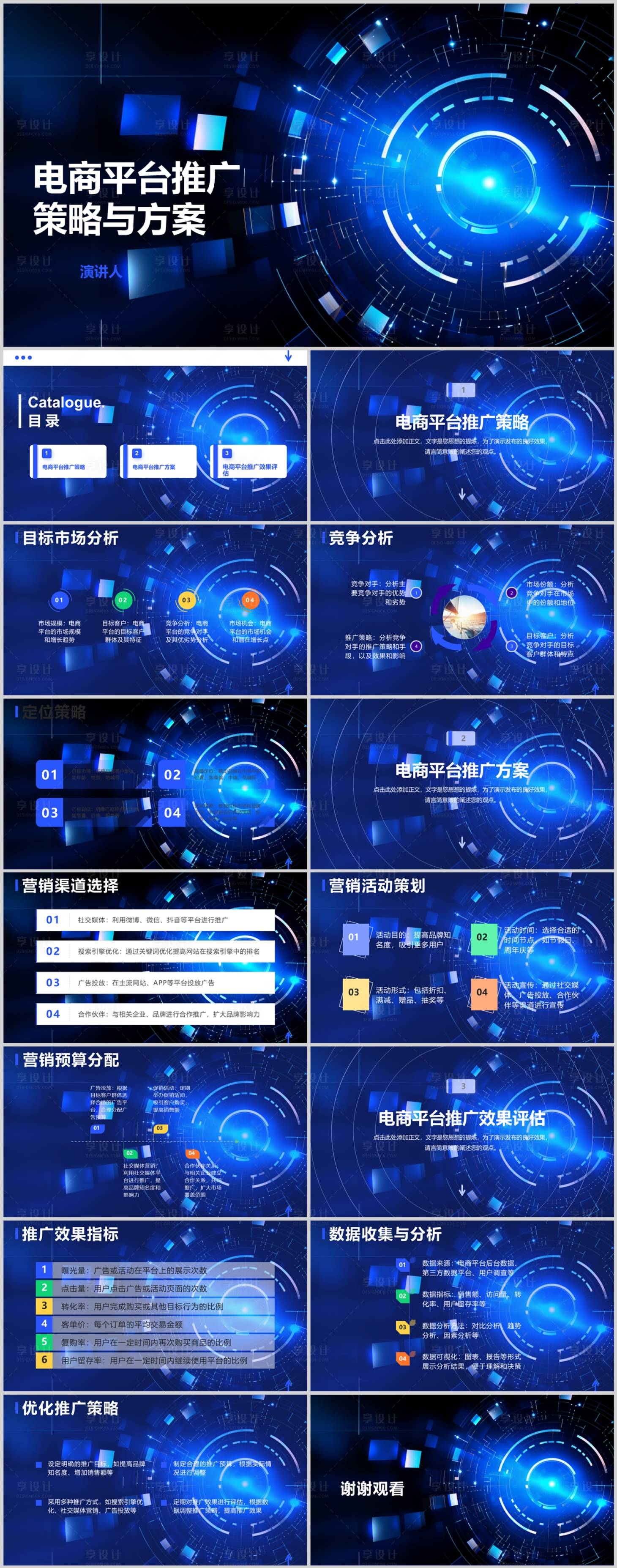源文件下载【享设计】搜索编号：72020018532474232【电商平台推广策略与方案PPT】