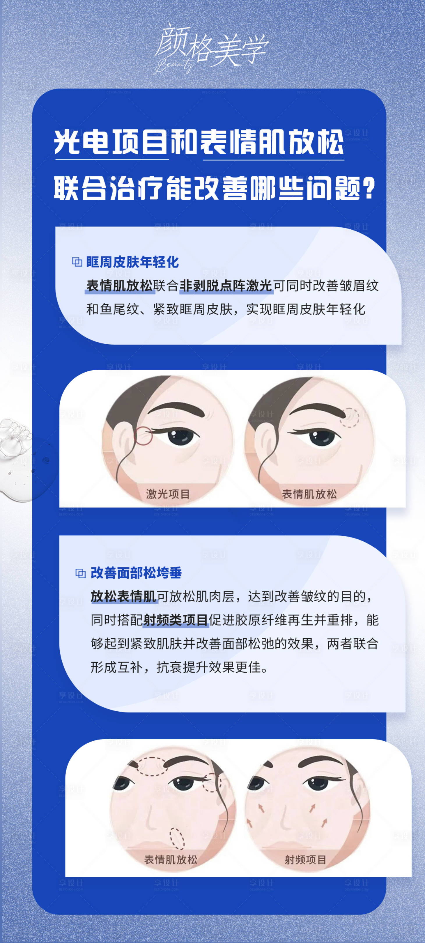 源文件下载【享设计】搜索编号：57760019022193765【医美科普海报】