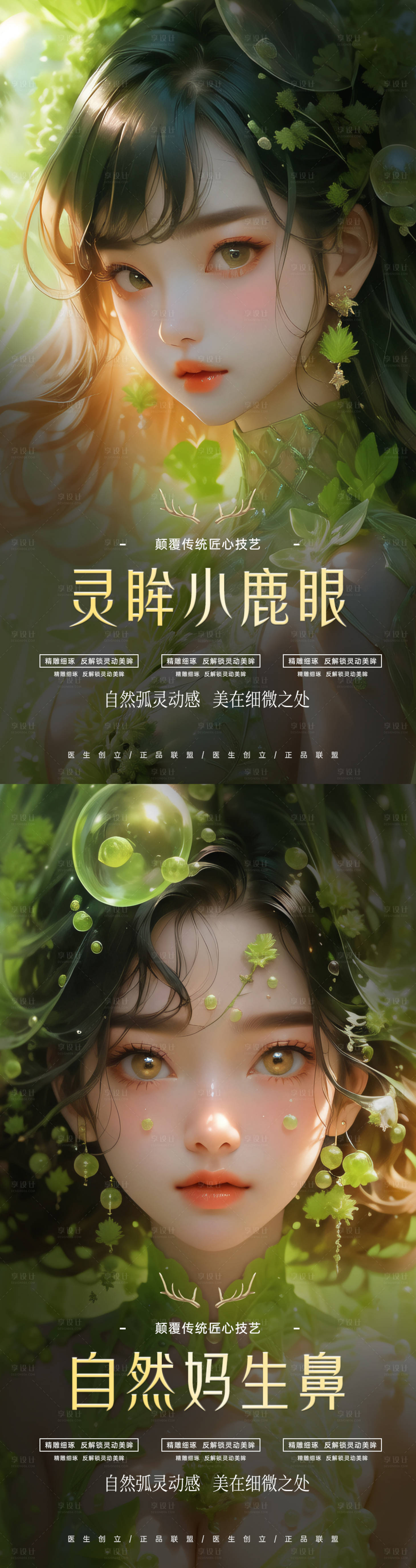 源文件下载【享设计】搜索编号：48080018661544216【医美整形海报】
