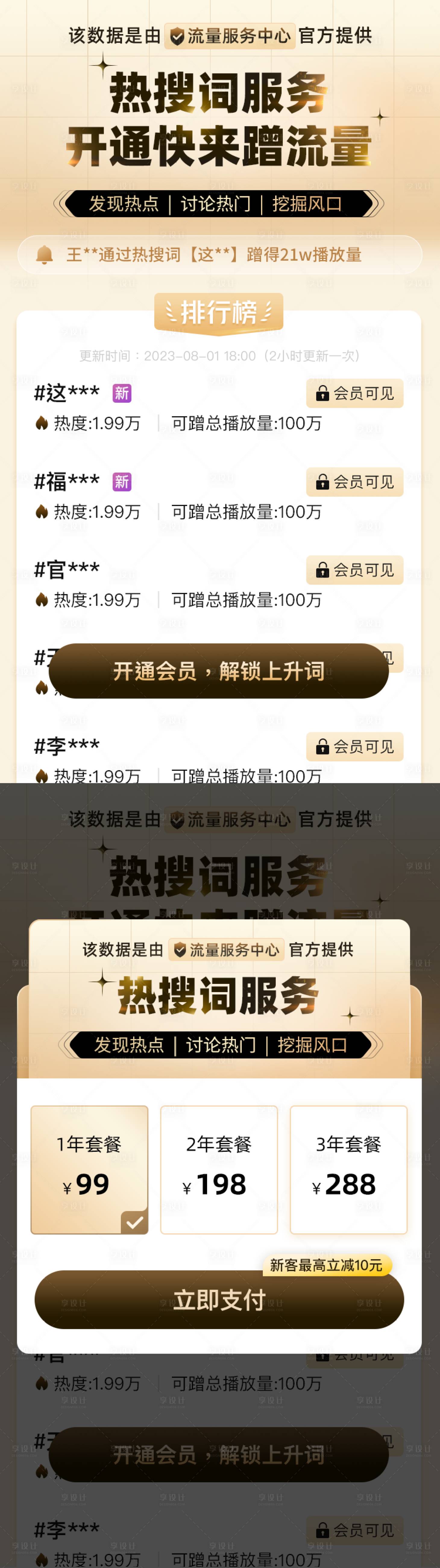 源文件下载【排行榜单服务UI设计】编号：13710018635262729