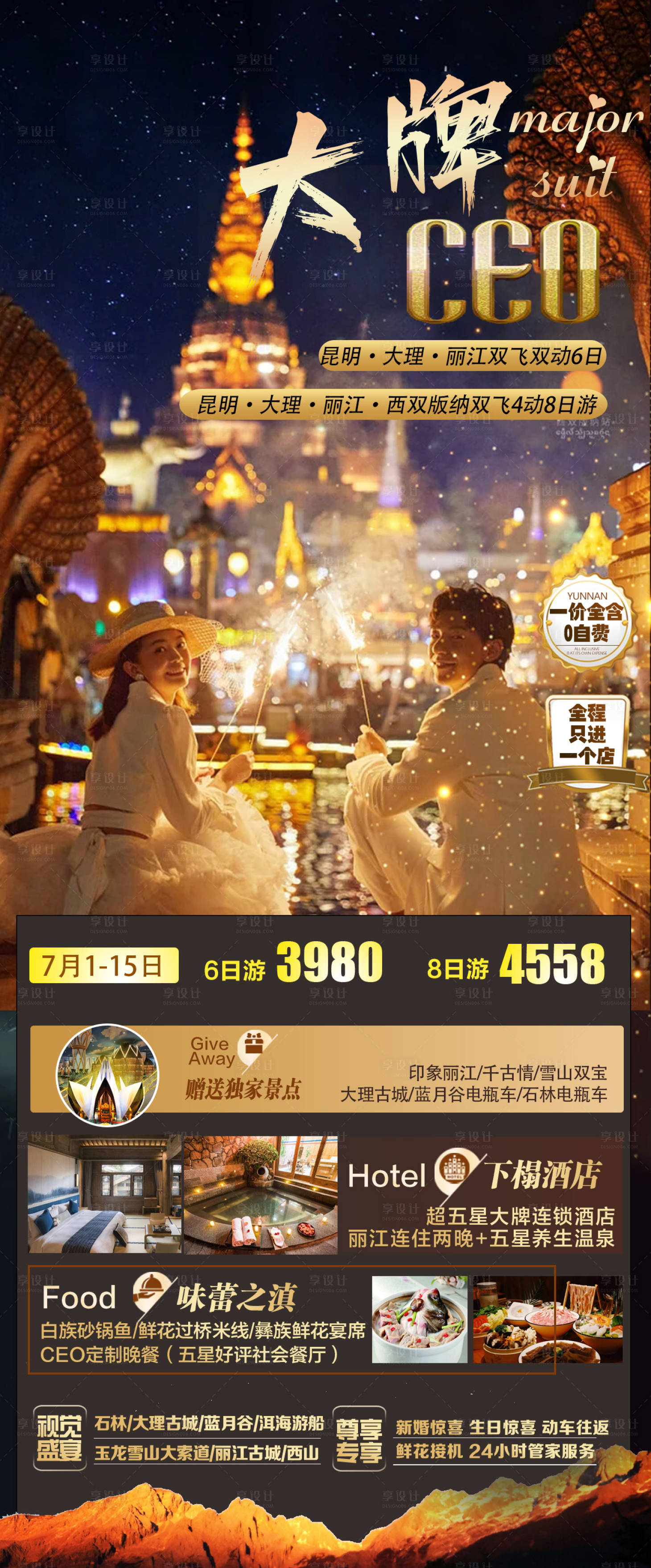 源文件下载【云南旅游海报】编号：57390018451471294