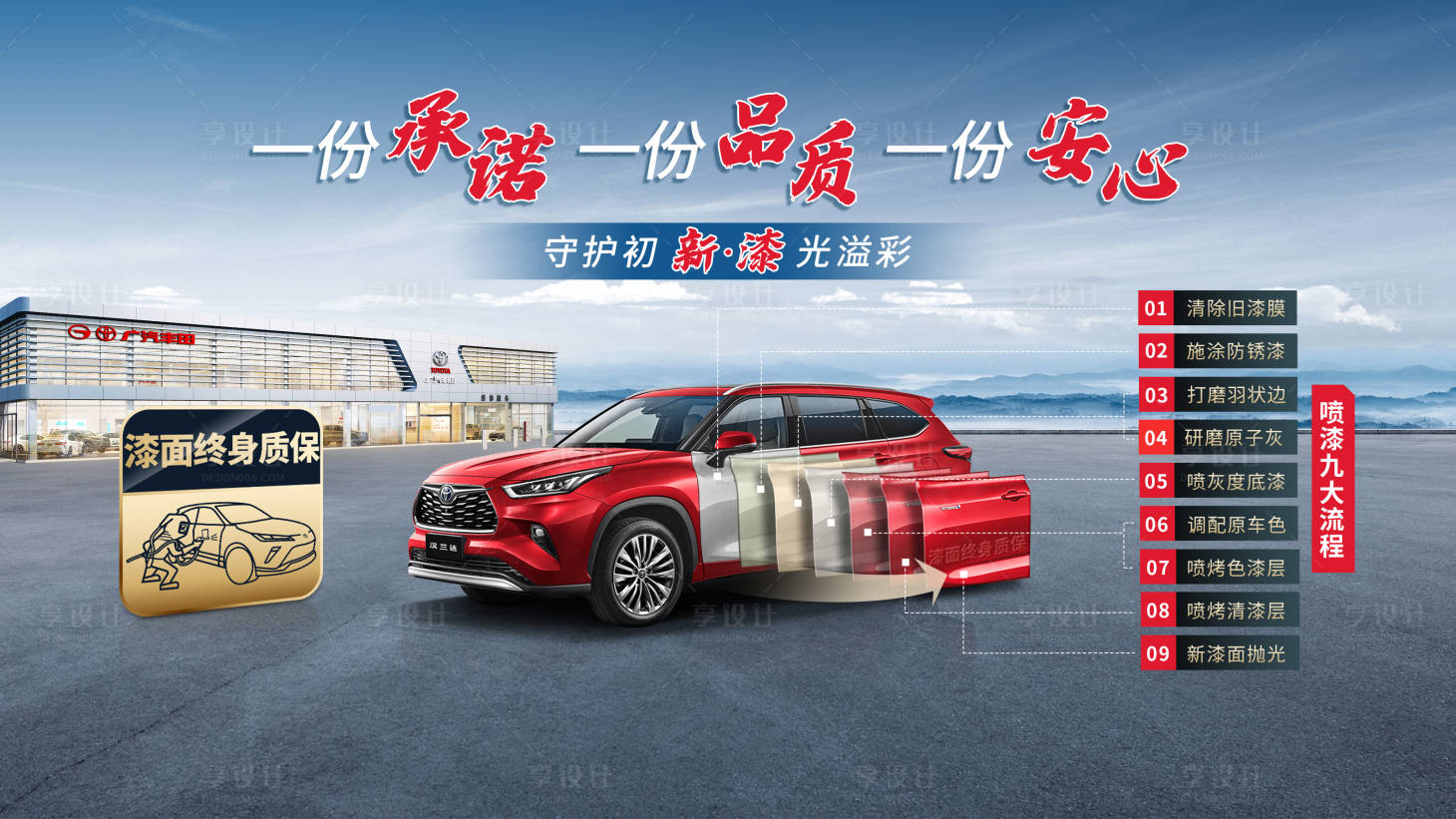 源文件下載【享設計】搜索編號：22280019012266522【智能汽車活動背景板】