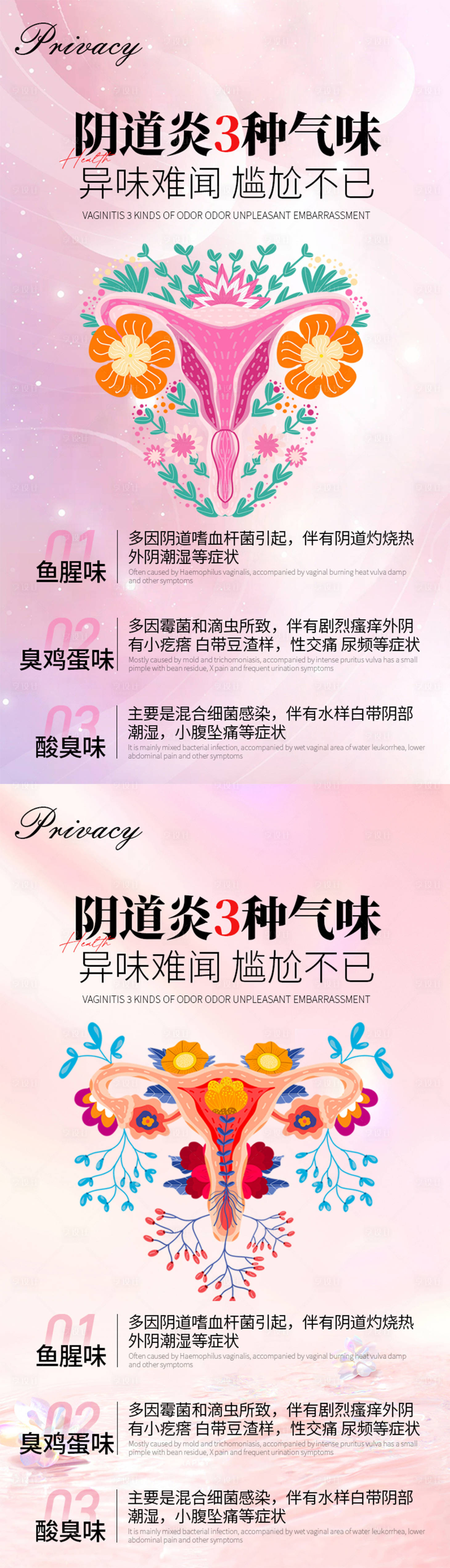 源文件下载【享设计】搜索编号：47130019030939260【私密养护系列海报】