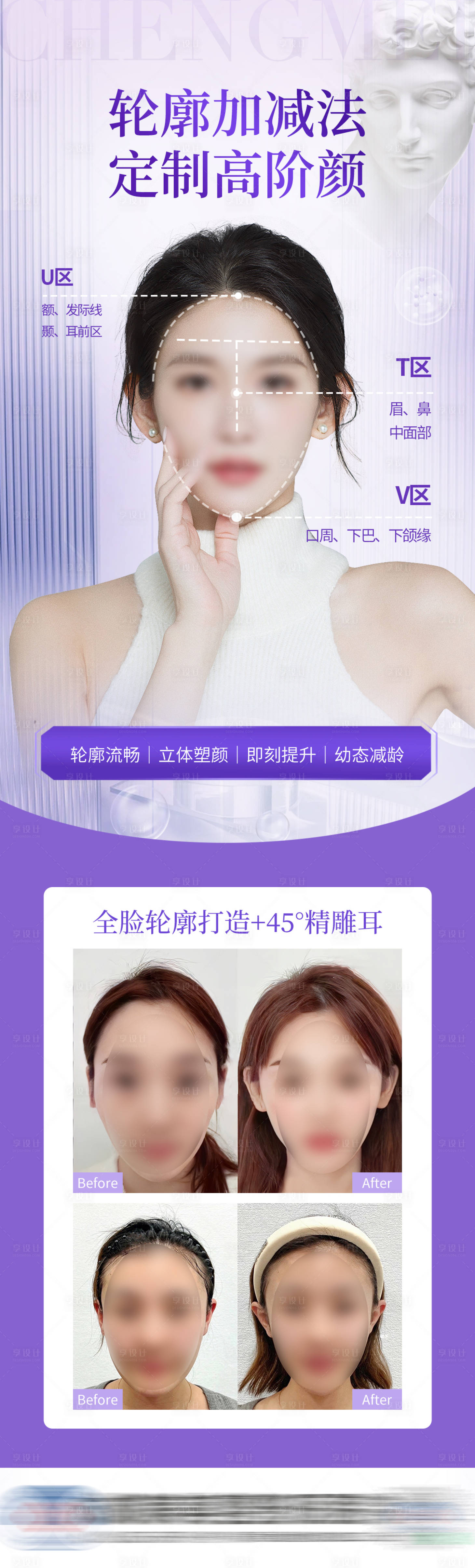 源文件下载【医美轮廓定制案例海报】编号：73840018691087808