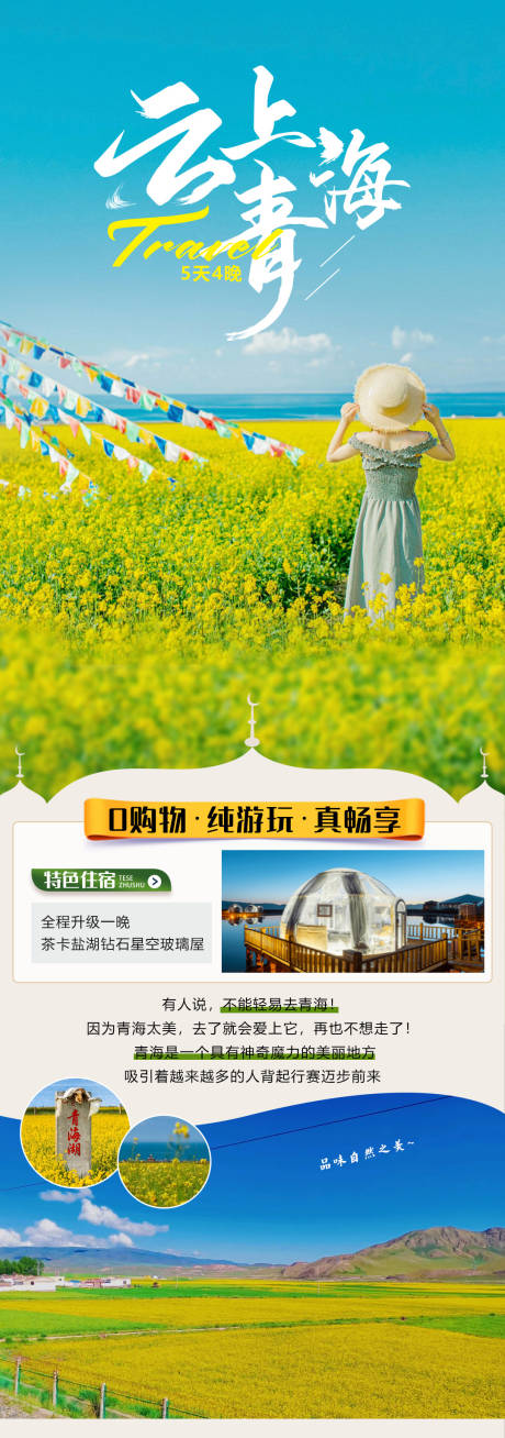 源文件下载【青海旅游海报】编号：89860018796396528