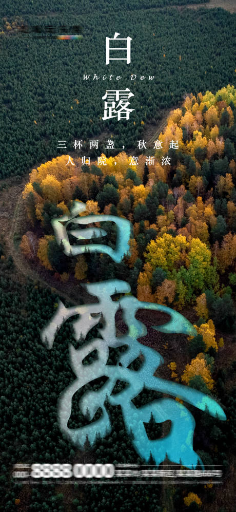 源文件下载【白露节气海报】编号：89540018981547532