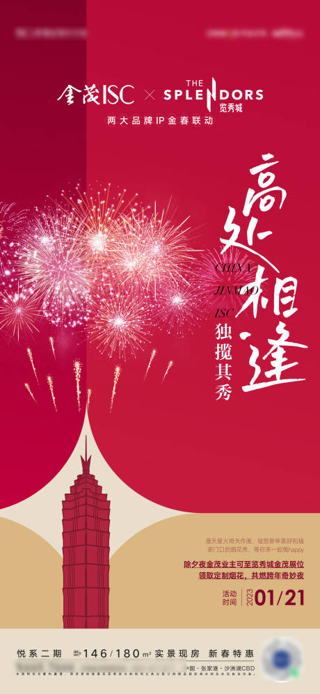元旦春节烟花 