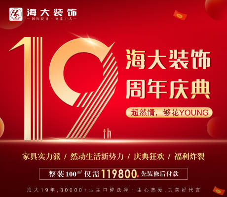 源文件下载【周年庆背景板】编号：54640018462369017