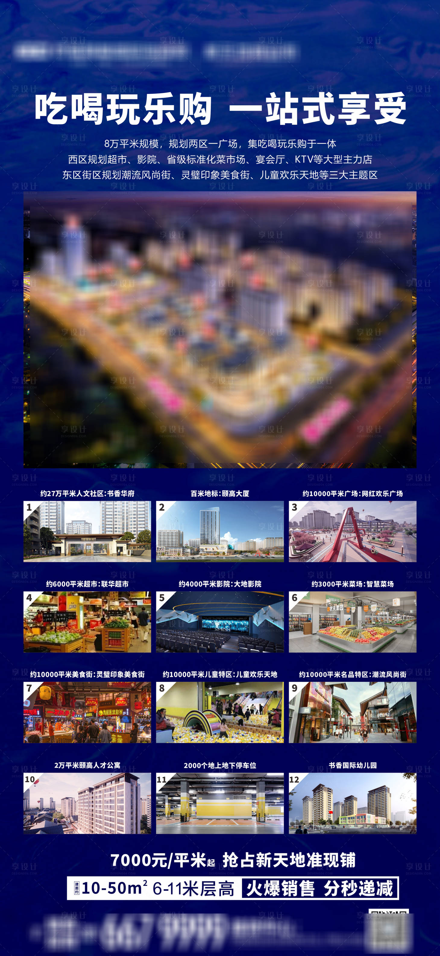 源文件下载【地产商业业态规划简约海报】编号：19430018974028463