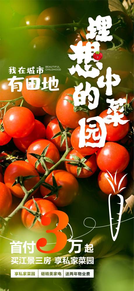 源文件下载【菜园西红柿田地海报 】编号：89460018602514607