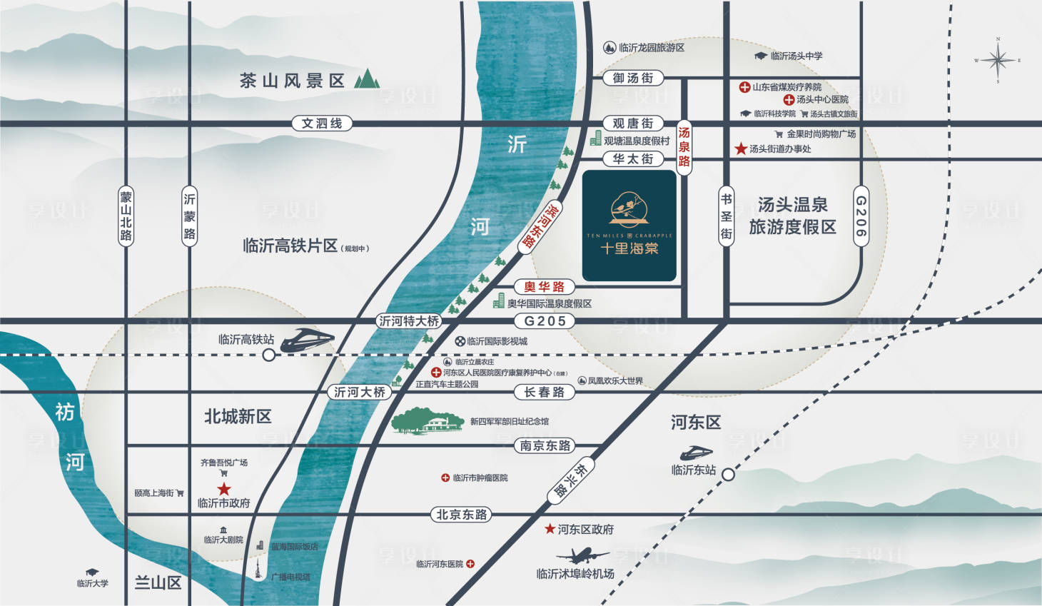 源文件下載【享設(shè)計】搜索編號：41400018543491456【地產(chǎn)區(qū)位圖】