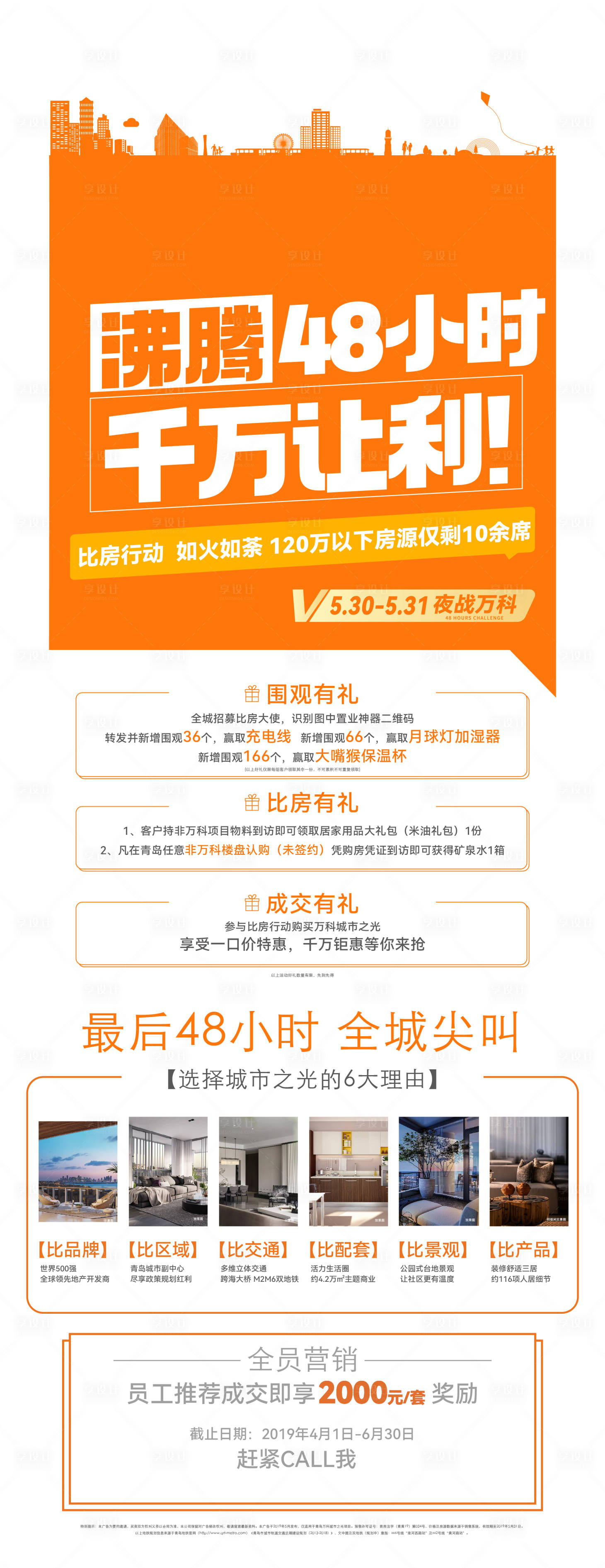 源文件下载【地产推介三重礼活动海报长图】编号：49940018891657628