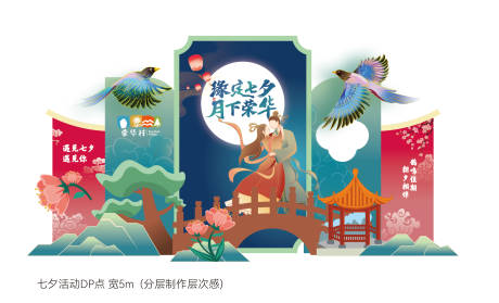 源文件下载【七夕DP美陈】编号：41170018688801074