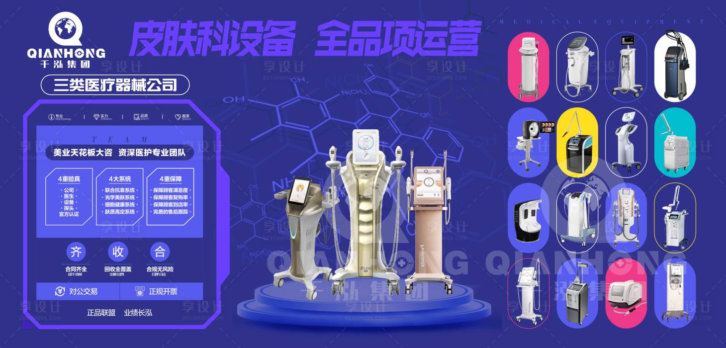 源文件下载【享设计】搜索编号：66960018483382685【医美仪器展板】
