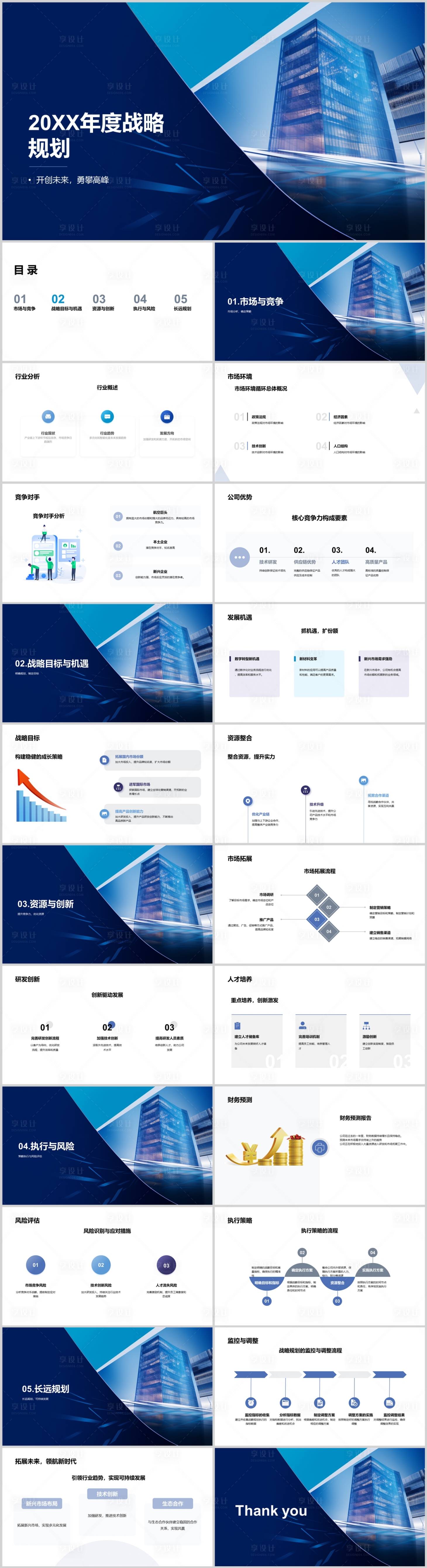 源文件下载【享设计】搜索编号：77510018685999105【20XX年度战略规划PPT】