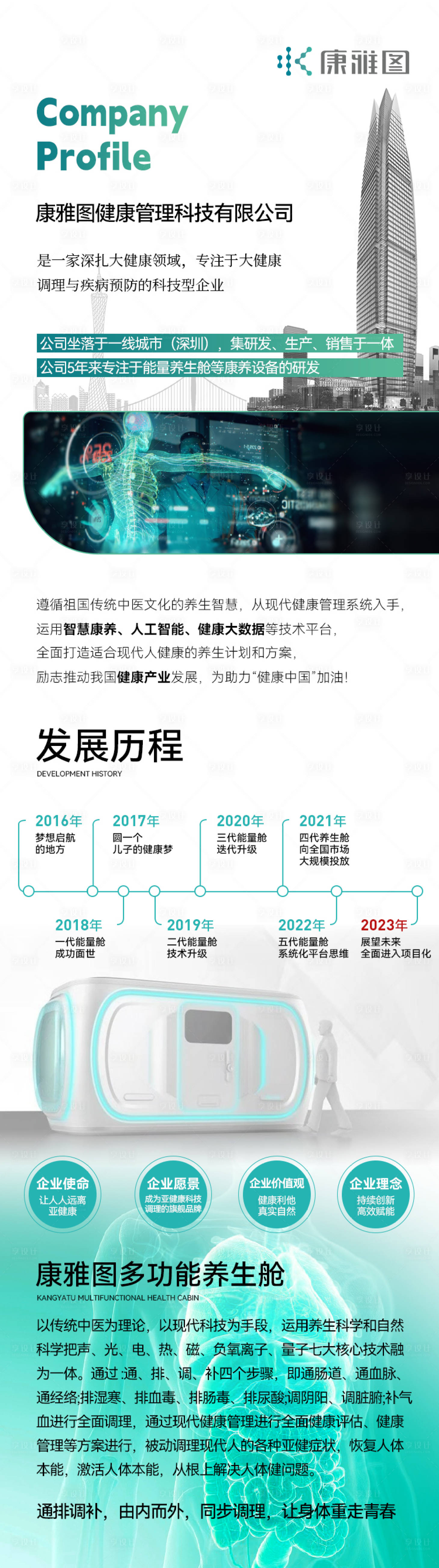源文件下載【享設計】搜索編號：41230018762505538【企業文化發展歷程海報】