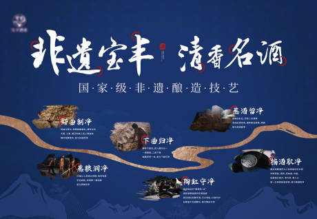 源文件下载【白酒工艺展板】编号：45450019065442234