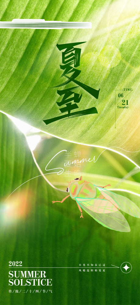 源文件下载【夏至海报】编号：20790018864913731