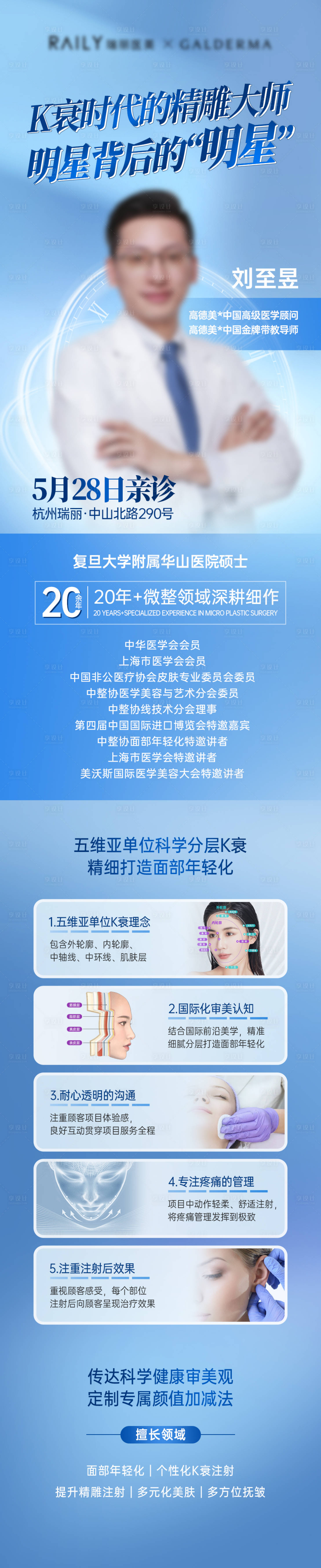 源文件下載【享設計】搜索編號：88660018699071989【醫美專家簡介長圖海報】