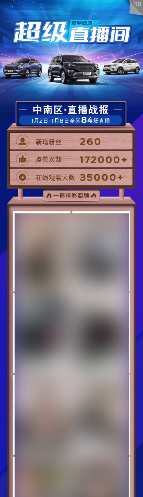源文件下载【享设计】搜索编号：79480018858699760【汽车直播活动长图海报】