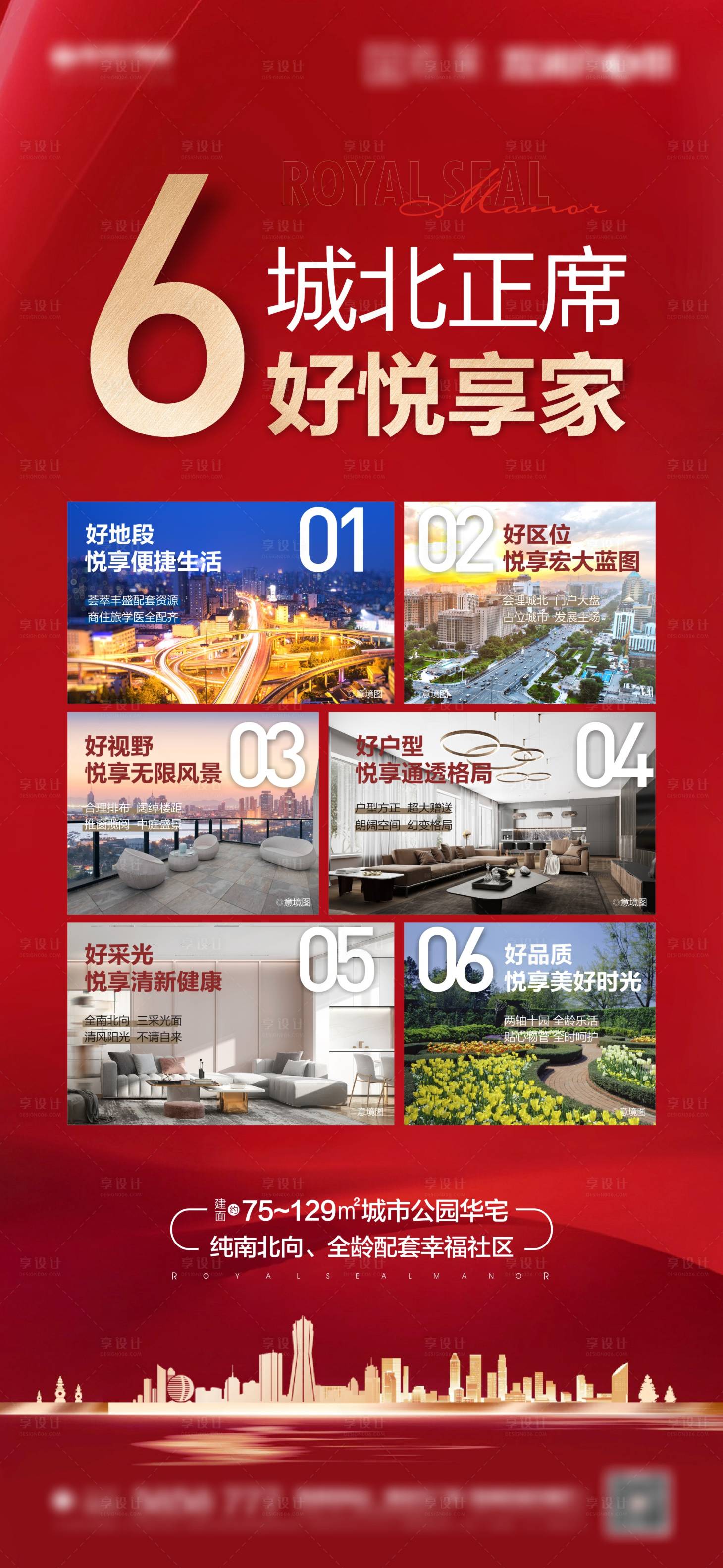 源文件下載【享設計】搜索編號：39880018646869525【地產6大理由價值點海報】