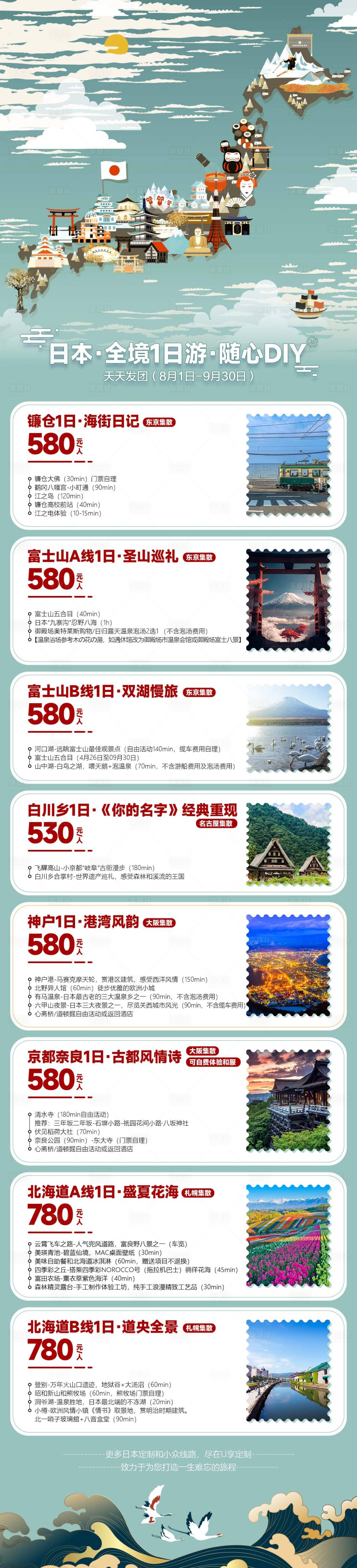 编号：20230828164142863【享设计】源文件下载-日本旅游海报长图
