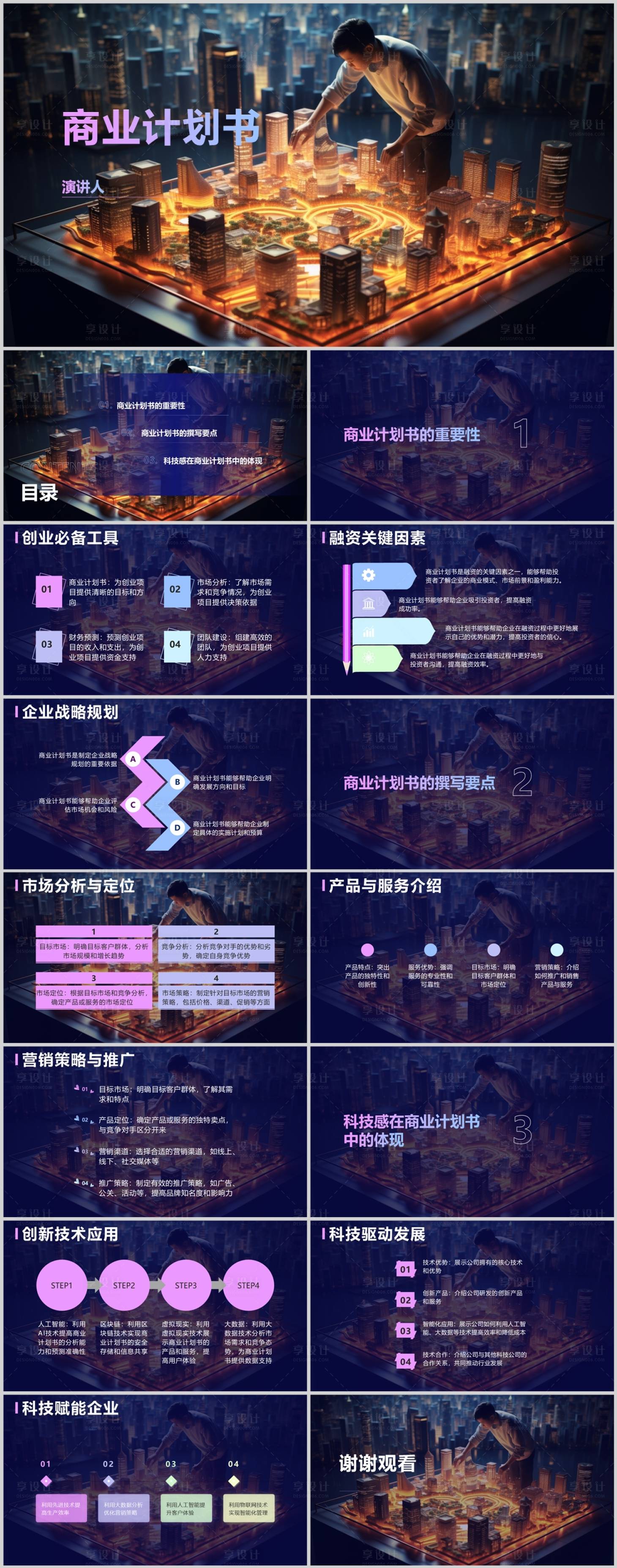 源文件下載【享設計】搜索編號：34160018531139458【商業計劃書PPT】