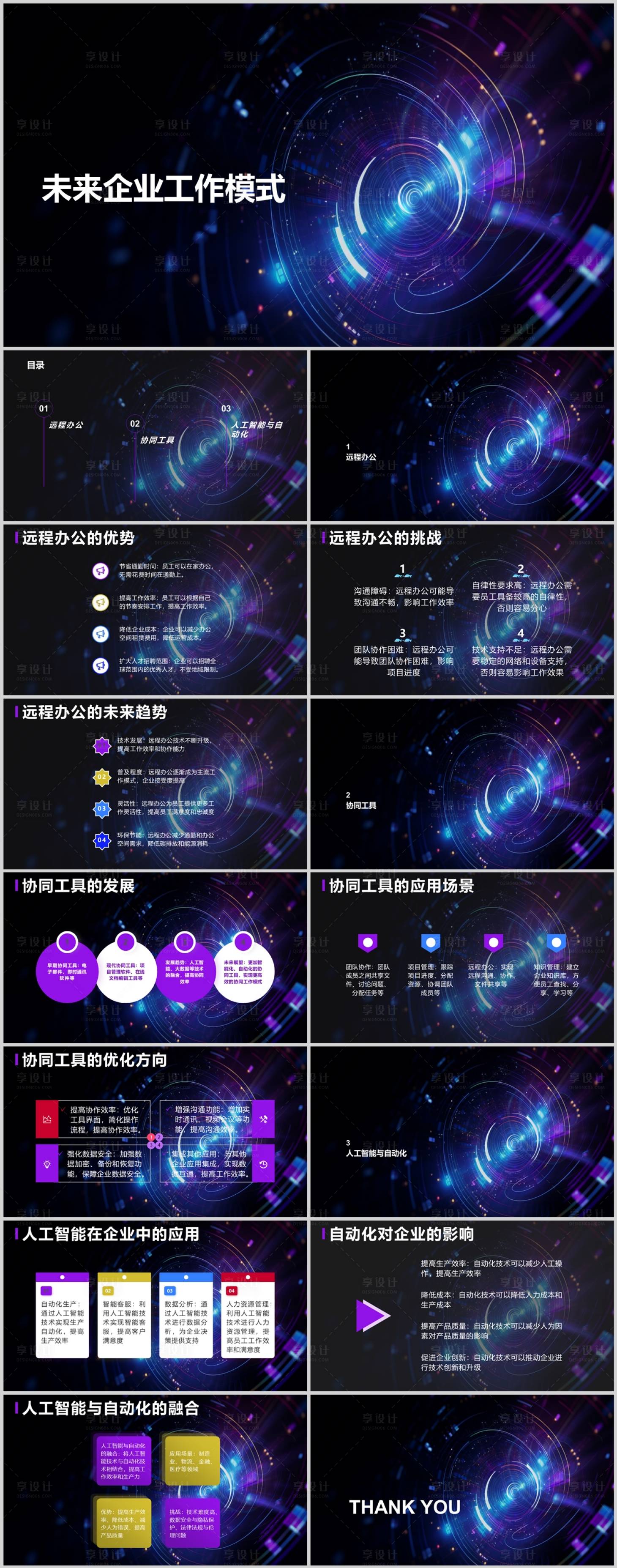 源文件下載【享設計】搜索編號：65270018550349119【未來企業工作模式PPT】