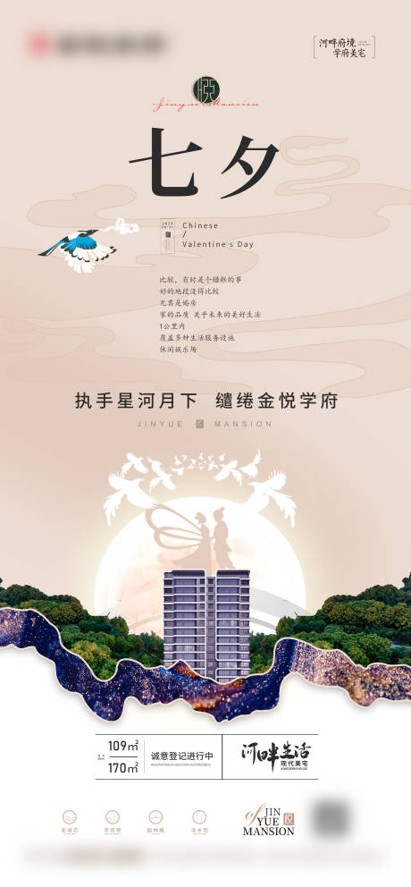 源文件下载【七夕情人节地产海报】编号：91610018807002768