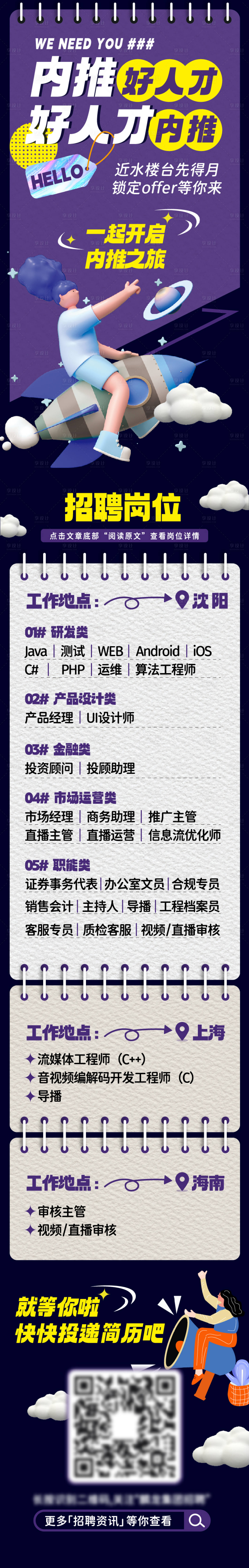 源文件下载【招聘内推长图专题设计】编号：98160019593043451
