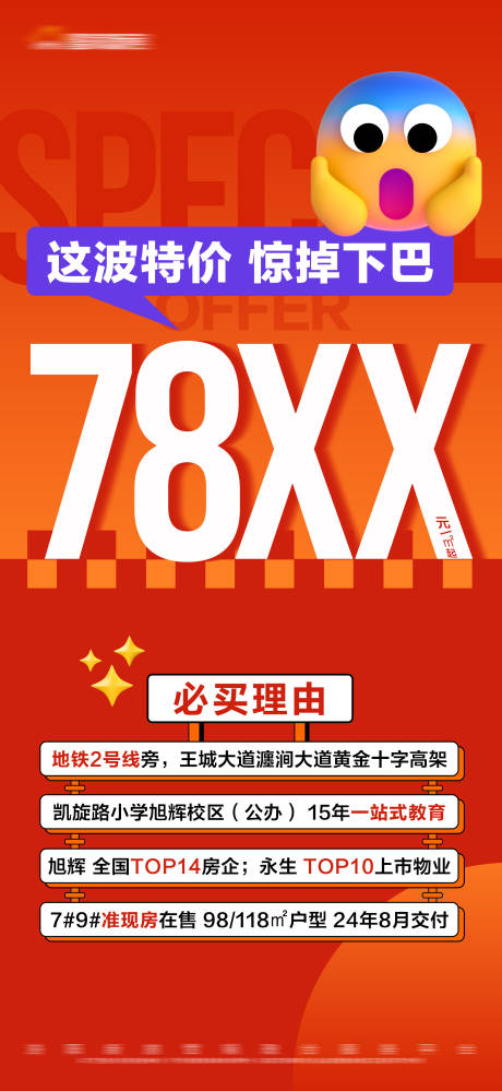 源文件下载【地产特价房大字报海报】编号：20230915155948508