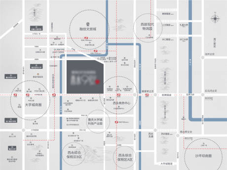 源文件下载【地产区位广告展板】编号：31660019466609084