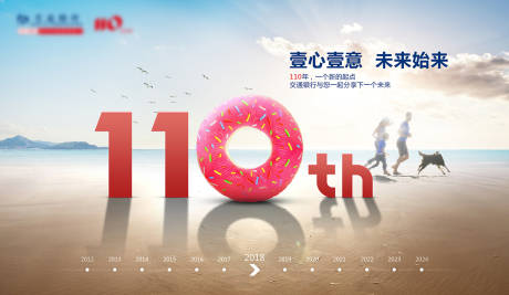 源文件下载【银行110周年庆宣传海报】编号：24670019274565347