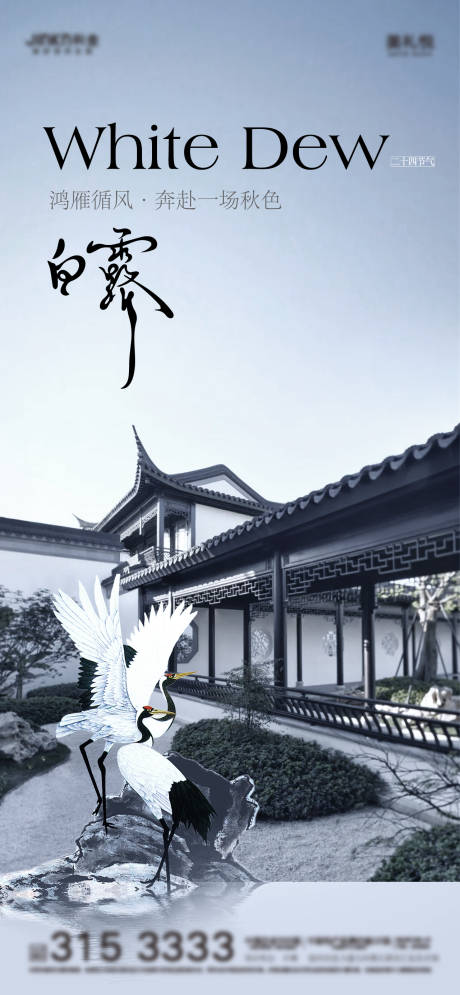 源文件下载【白露节气海报】编号：11600019124574531