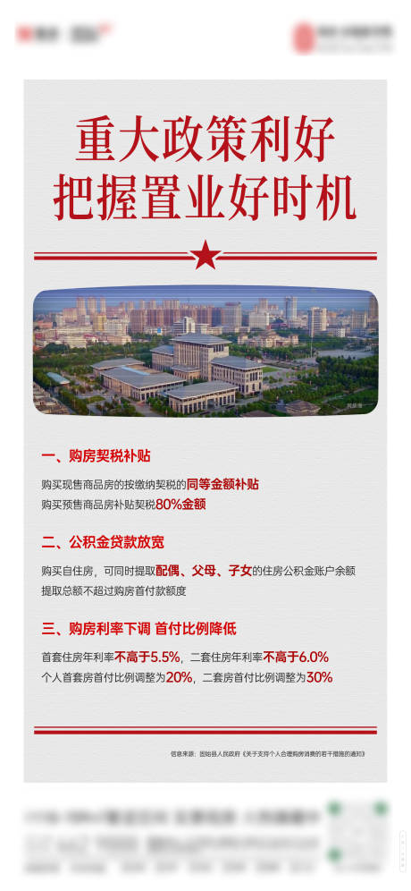 源文件下載【享設計】搜索編號：22140019189867399【地產政策熱點海報】