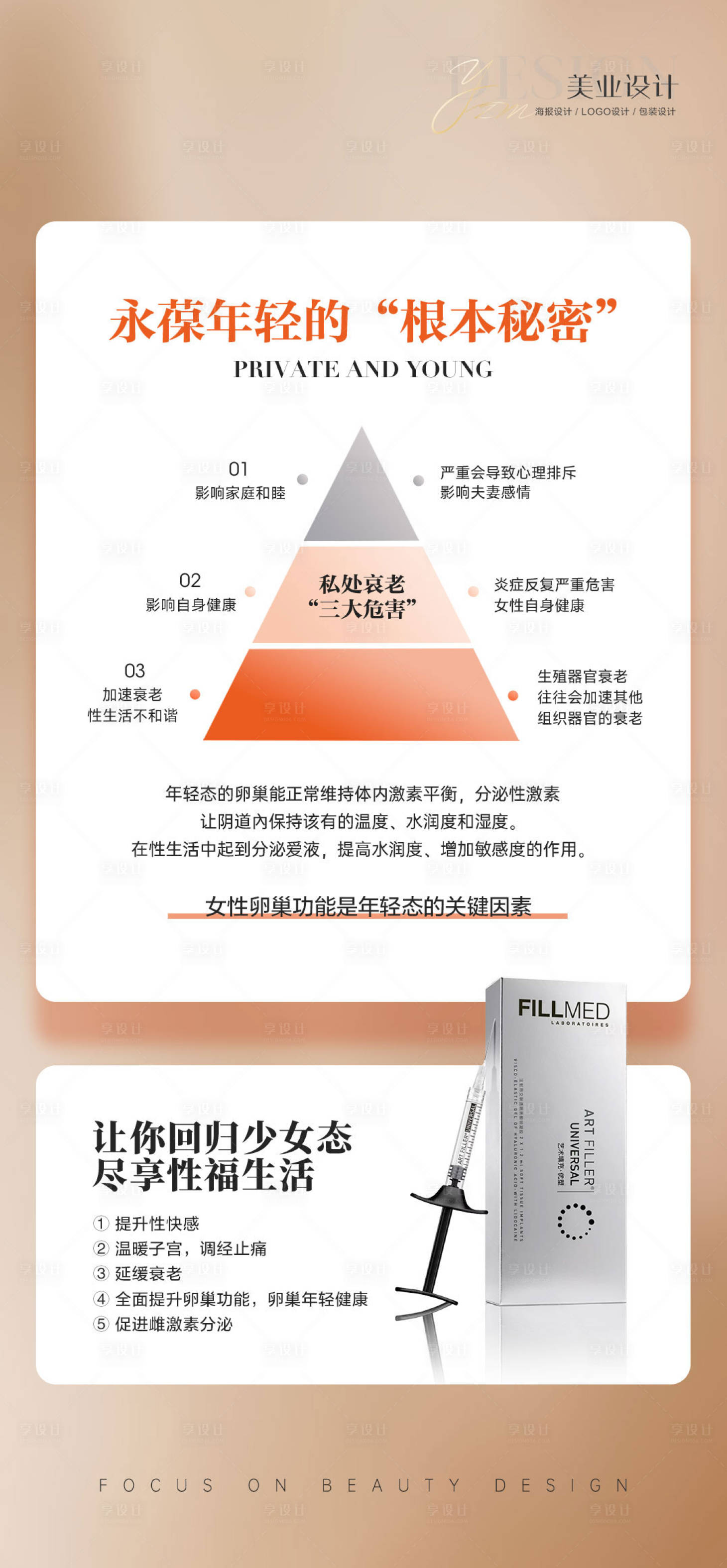 源文件下载【享设计】搜索编号：81500019524652474【年轻的秘密科普海报】