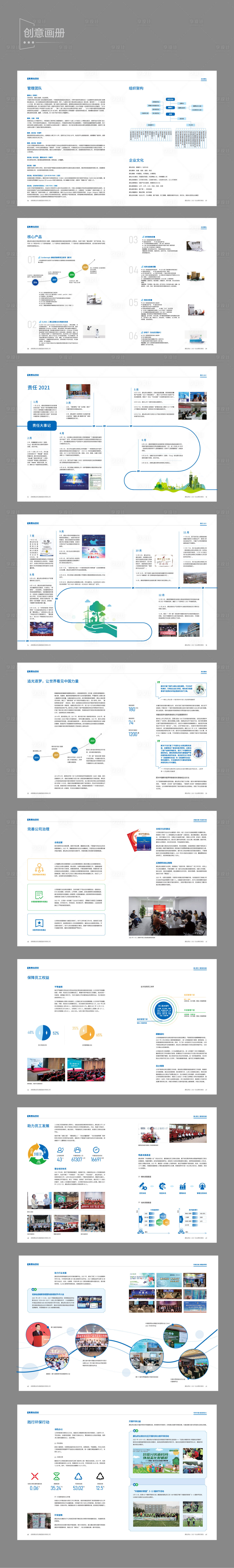 源文件下载【企业创意画册】编号：20230911141905281