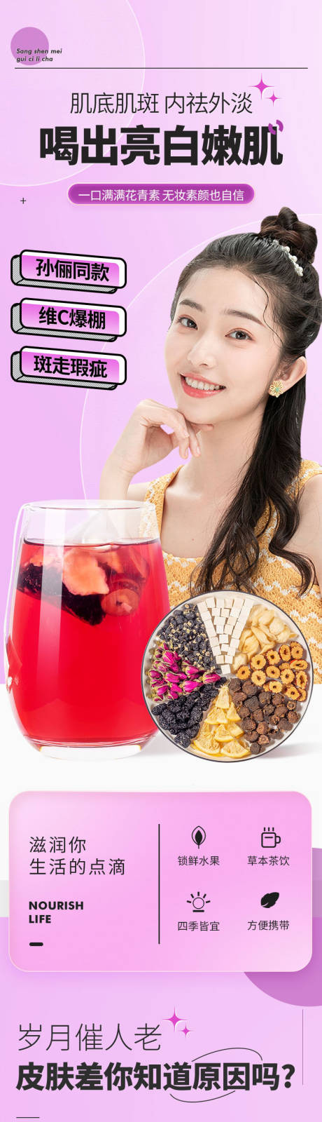 源文件下载【桑葚玫瑰刺梨黑枸杞美白花茶】编号：49800019489963821