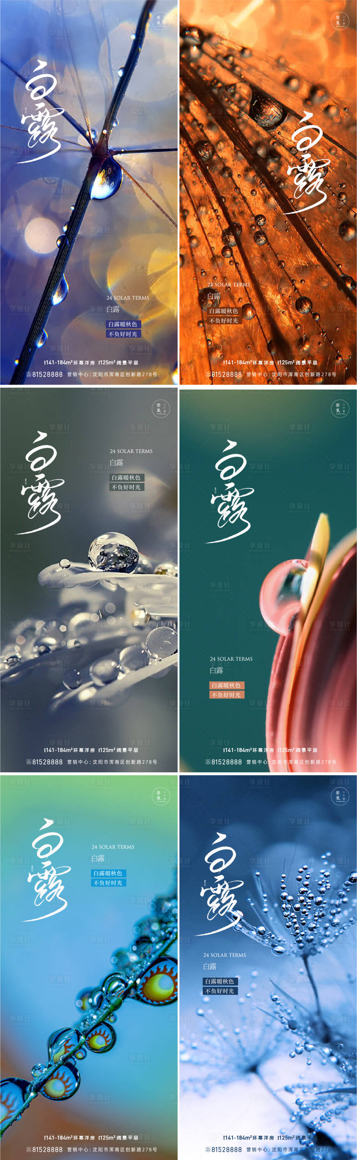 源文件下載【享設計】搜索編號：68110019189842974【白露海報】