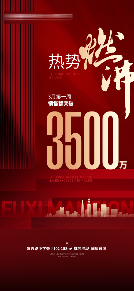 源文件下载【地产热销突破海报】编号：83890019511091085