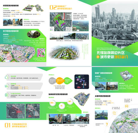 无锡站前周边片区城市更新项目三折页