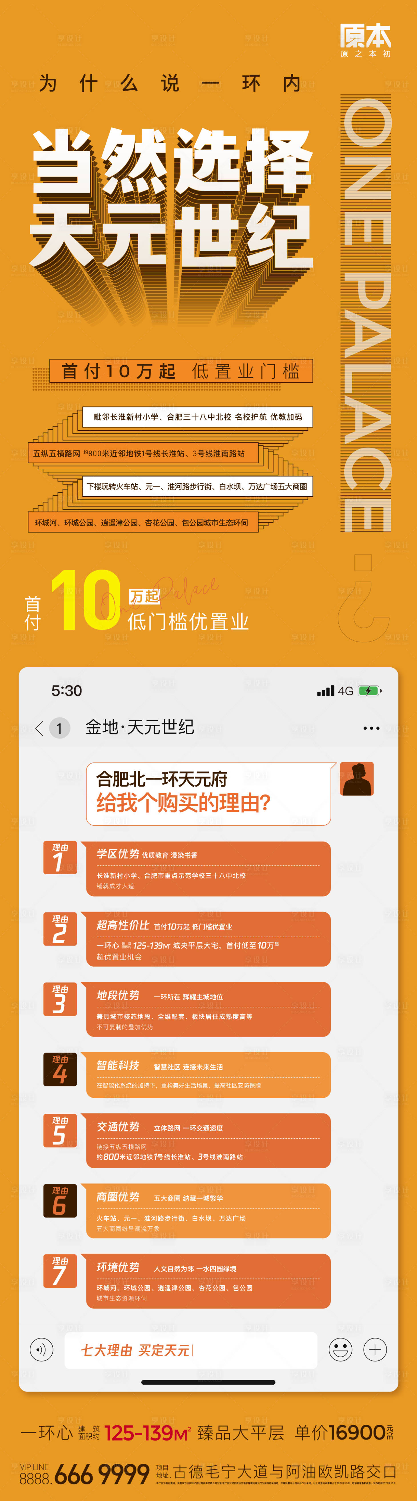 源文件下载【享设计】搜索编号：12980019354996450【地产价值点长图】