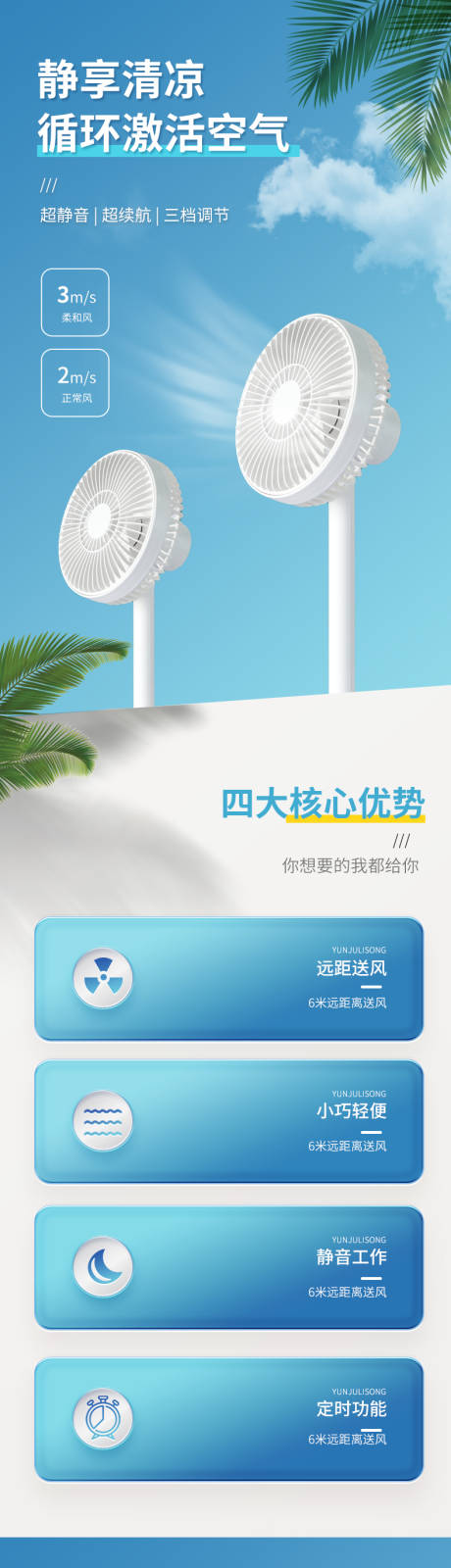 源文件下载【电风扇电商详情页】编号：92530019234988376