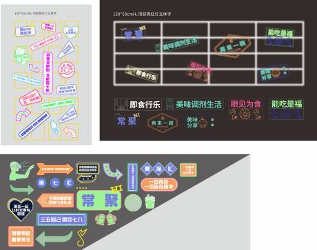 源文件下载【商业霓虹立体字活动展板】编号：58620019338694126