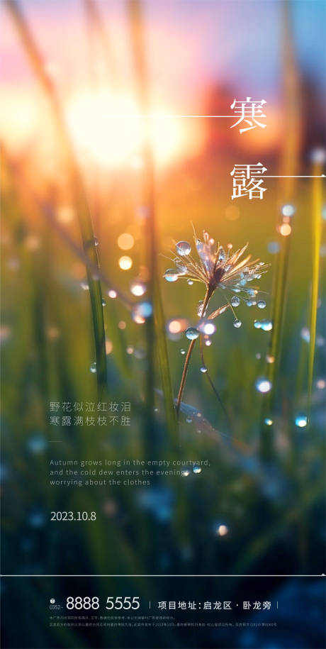 源文件下載【寒露節(jié)氣海報】編號：46730019572684705