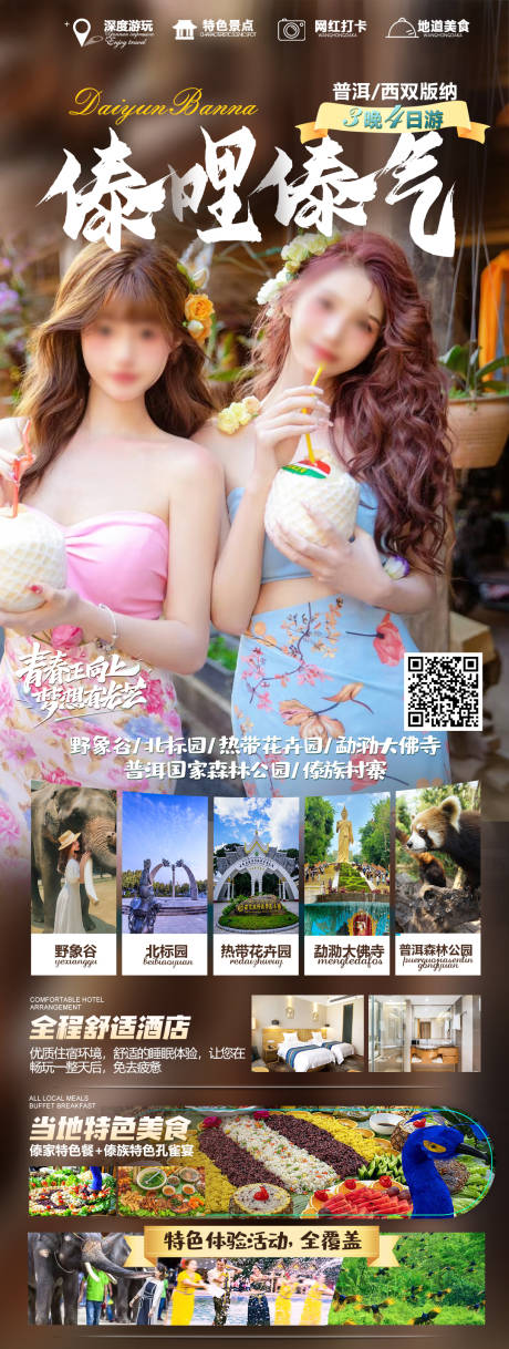 源文件下载【版纳宣传海报】编号：65270019349956759