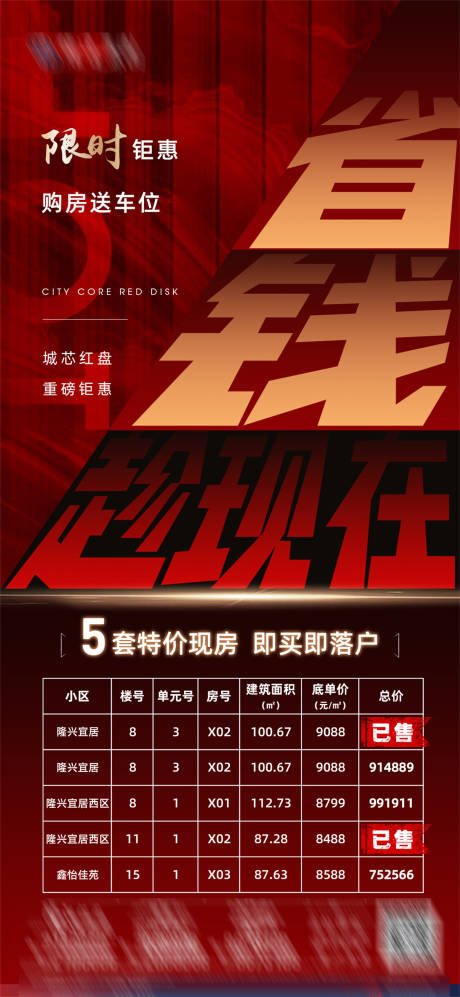 源文件下载【特价房海报】编号：42320019350022165