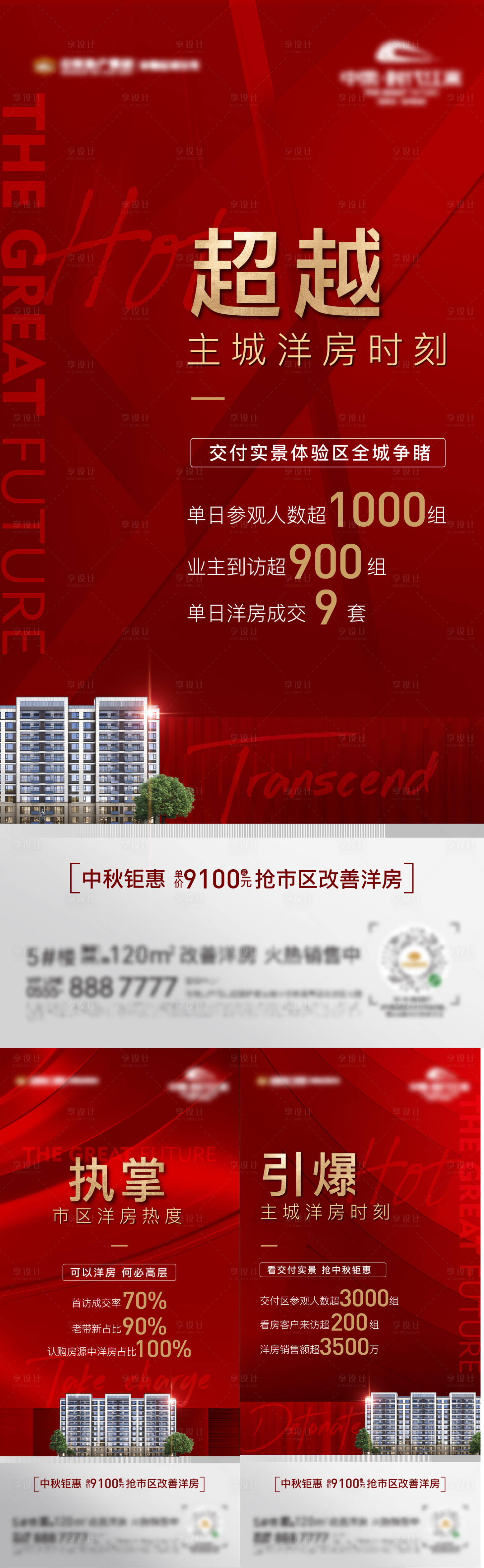 源文件下载【享设计】搜索编号：50810019401826741【地产热销海报】