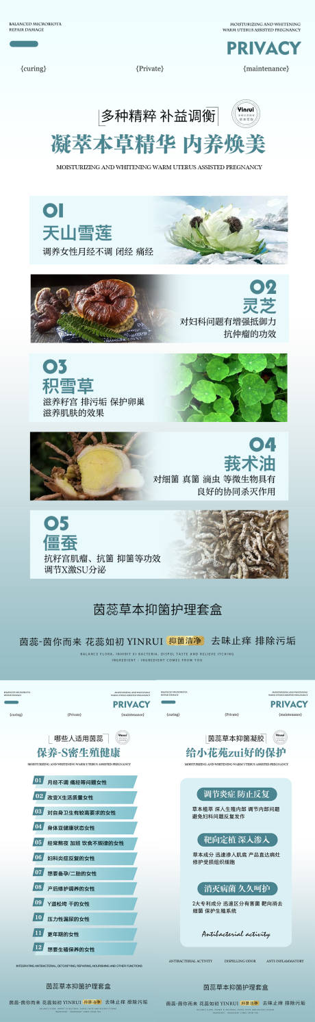 源文件下载【草本精粹内外调养海报】编号：88900019360072306
