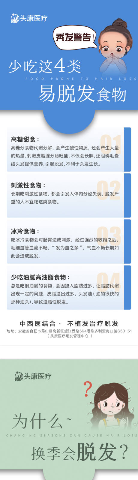 源文件下載【享設(shè)計(jì)】搜索編號：77540019587143875【脫發(fā)科普海報(bào)】